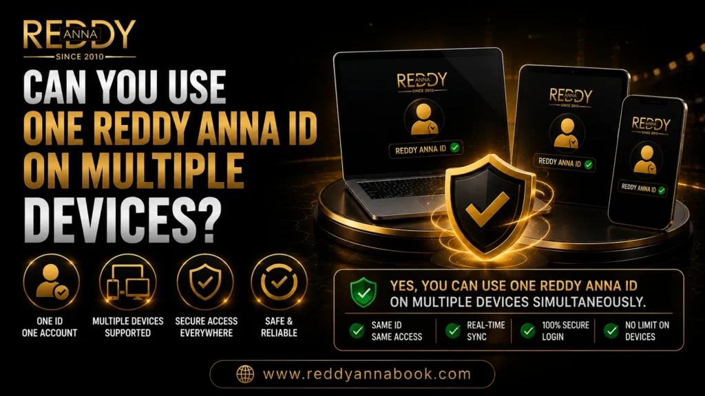 Can You Use One Reddy Anna ID on Multiple Devices?