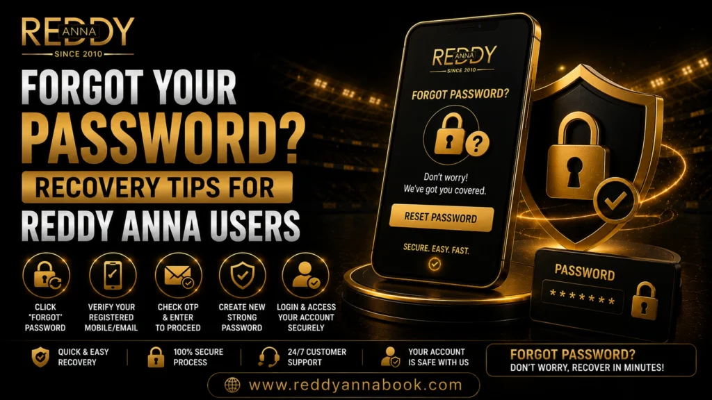 Forgot Your Password? Recovery Tips for Reddy Anna Users