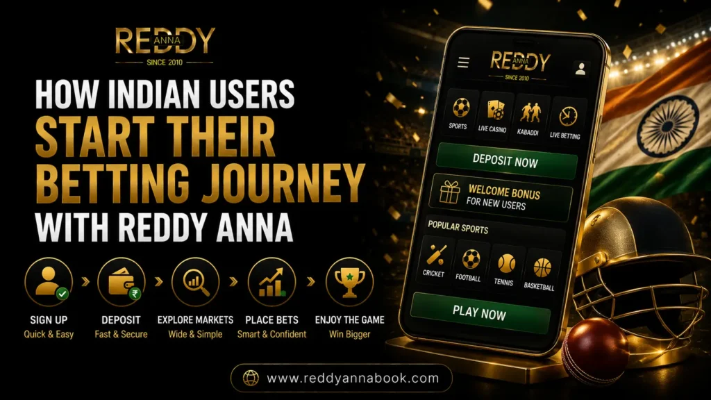 How Indian Users Start Their Betting Journey with Reddy Anna