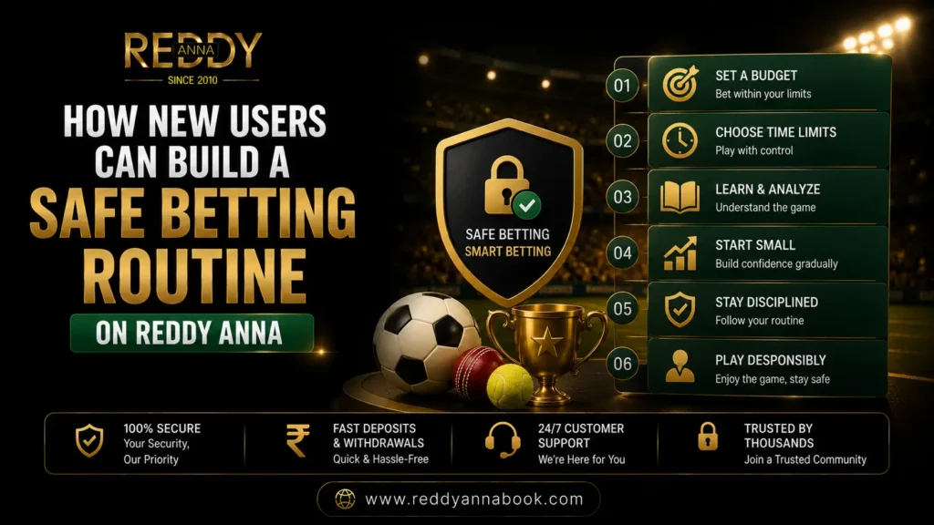 How New Users Can Build a Safe Betting Routine on Reddy Anna