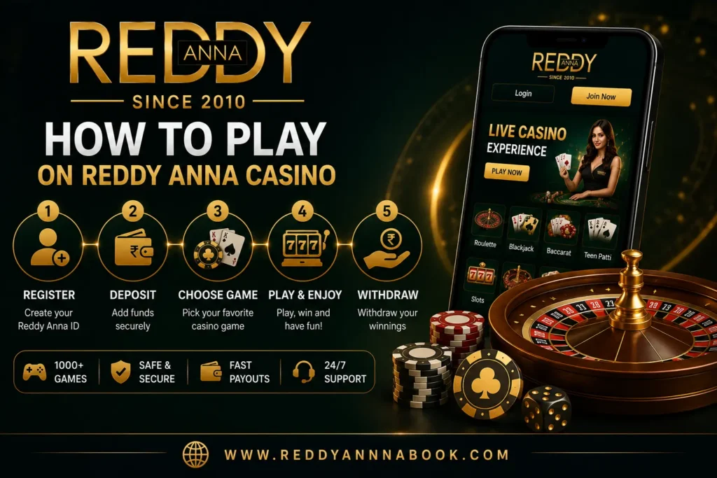How to Play on Reddy Anna Casino