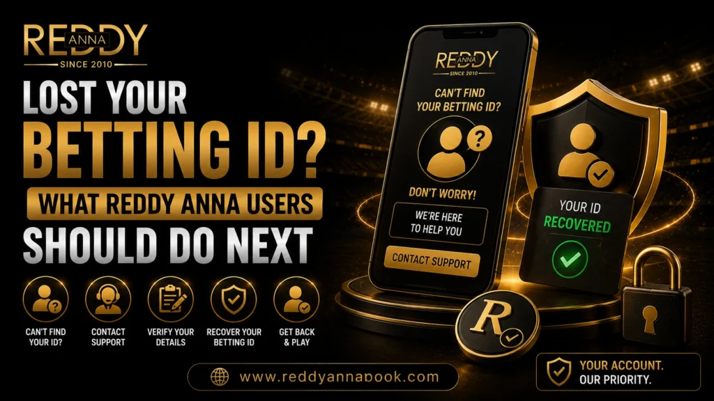 Lost Your Betting ID? What Reddy Anna Users Should Do Next