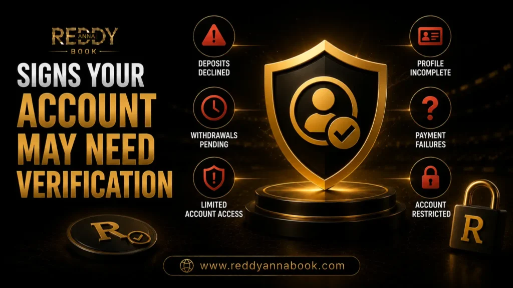 Signs Your Reddy Anna Account May Need Verification