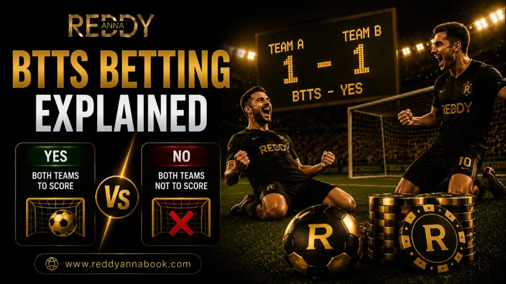 BTTS Betting Explained for Reddy Anna Users (Complete 2026 Guide)