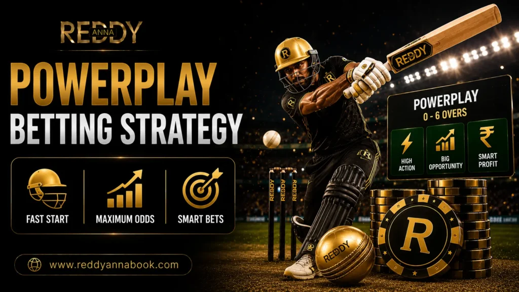 Powerplay Betting Strategy on Reddy Anna (Complete 2026 Guide)