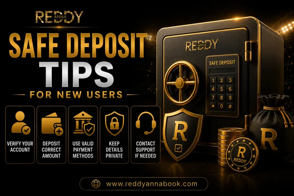 Safe Deposit Tips for New Reddy Anna Users