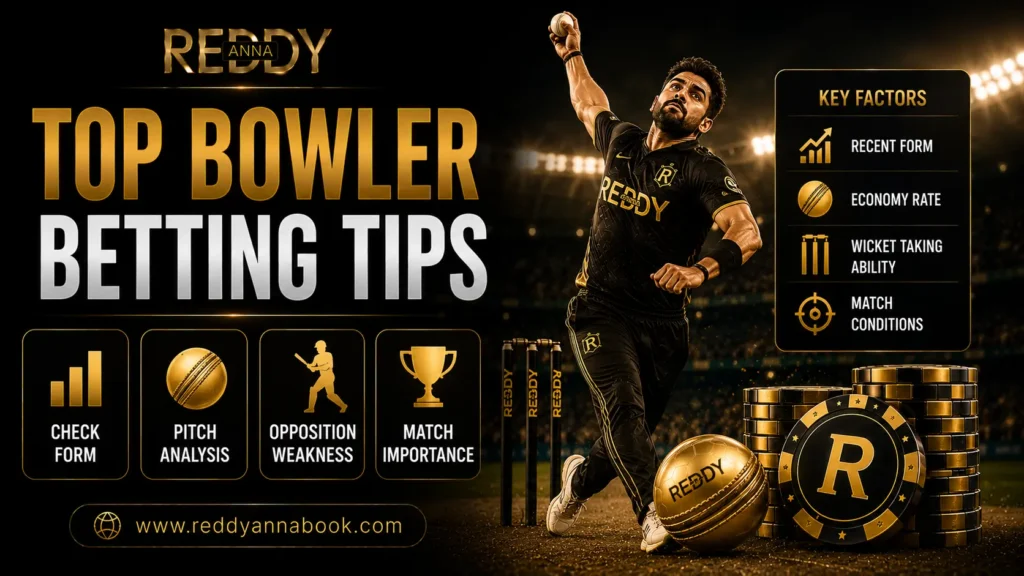 Top Bowler Betting Tips for Reddy Anna Users (Complete 2026 Guide)